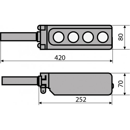 Пост кнопковий XAL-B3-491 (A0140050014) АСКО-УКРЕМ