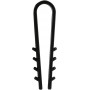 Дюбель-хомут чорний під круглий кабель d6мм (100шт) (000002064) АСКО-УКРЕМ