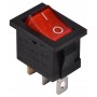 Перемикач 1 клавішний червоний з підсвічуванням KCD1-2-101N R/B 220V (A0140040053) АСКО-УКРЕМ