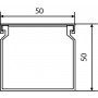 Перфорований короб 50×50/2000мм (В×Ш) (A0070020009) АСКО-УКРЕМ