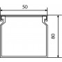 Перфорований короб 50×80/2000мм (В×Ш) (A0070020010) АСКО-УКРЕМ