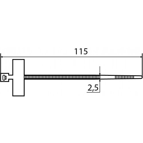 Хомут маркувальний CHS-110MKT (100шт) (A0150090029) АСКО-УКРЕМ