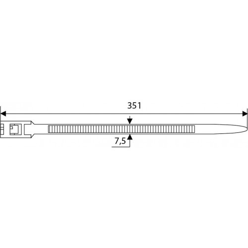 Хомут багаторазовий CHS-350RT (100шт) (A0150090032) АСКО-УКРЕМ