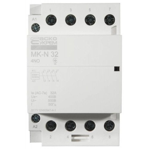 Модульний контактор MK-N 4P 32A 4NO 220V (A0040030032) АСКО-УКРЕМ