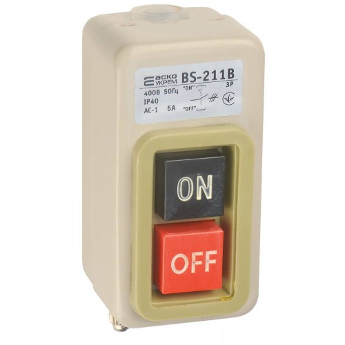 Кнопковий вимикач-роз’єднувач BS-211B (A0140020209) АСКО-УКРЕМ