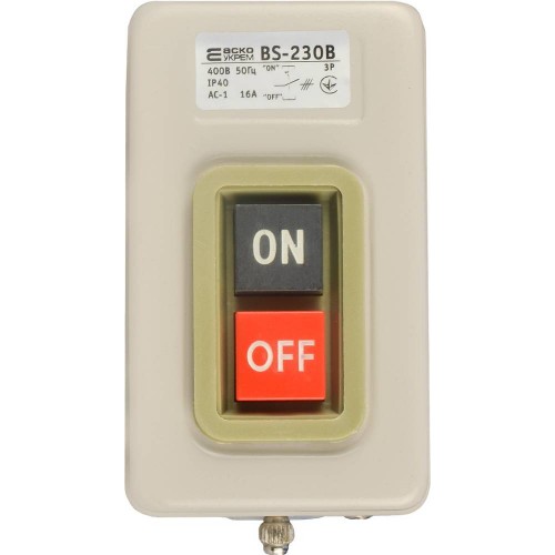 Кнопковий вимикач-роз`єднувач BS-230B (A0140020210) АСКО-УКРЕМ