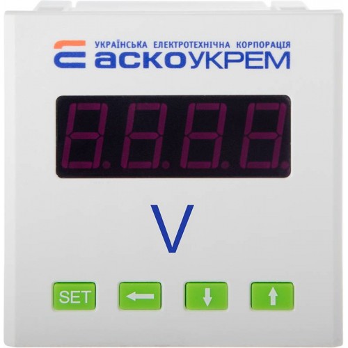 Вольтметр цифровий AС 600В 80х80 модель ЦВ-8 (A0190010120) АСКО-УКРЕМ