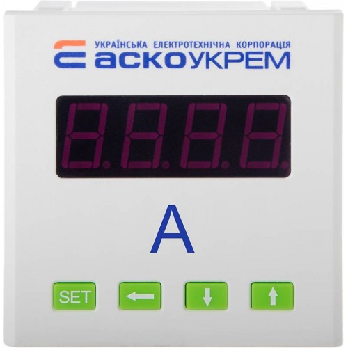 Амперметр цифровий AС 5А 72х72 модель ЦА-7 (A0190010125) АСКО-УКРЕМ