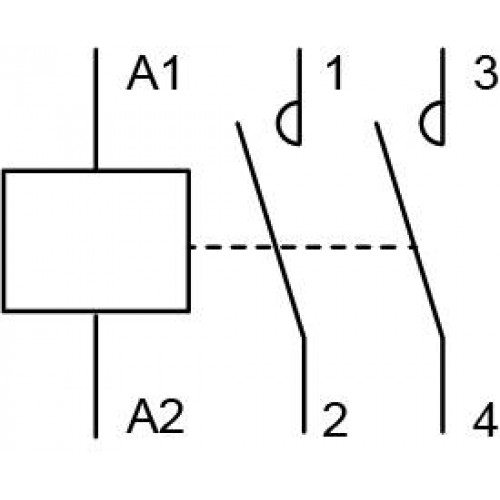 Модульний контактор MK-N 2P 16A 2NO 220V (A0040030023) АСКО-УКРЕМ