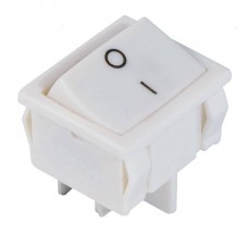 Перемикач 1 клавішний білий KCD1-6-201 Wh/Wh (A0140040081) АСКО-УКРЕМ