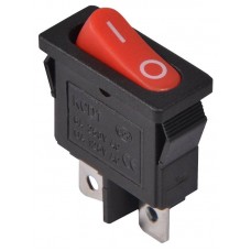 Перемикач 1 клавішний червона овальна клавіша KCD1-12-101 R/B (A0140040090) АСКО-УКРЕМ
