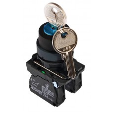 Кнопка TB5-AG33 поворотна з ключем 3-позиційна (A0140010155) АСКО-УКРЕМ