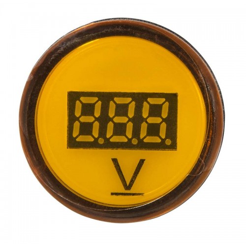 Цифровий вимірювач напруги AD22-22DVM DC 5-30В жовтий (A0190010013) АСКО-УКРЕМ