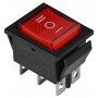 Перемикач 1 клавішний перекидний червоний з підсвічуванням KCD2-203N R/B 220V (A0140040107) АСКО-УКРЕМ