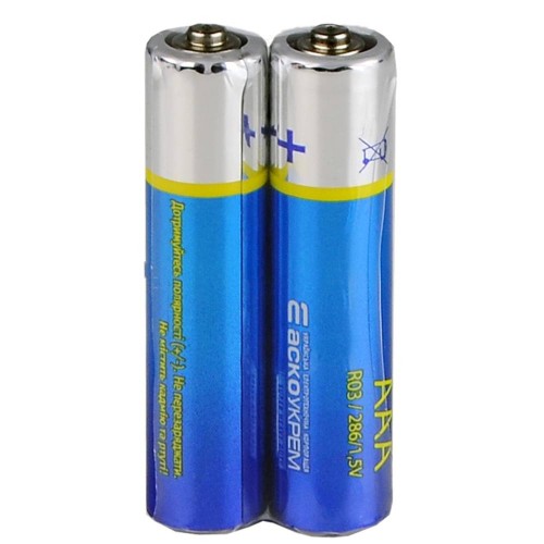 Батарейка сольова AАА.R03.SP2 (shrink 2) (Аско.R03.SP2) АСКО-УКРЕМ