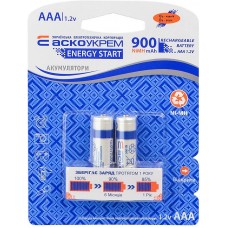 Акумулятор ENERGY START NH-AAA900 ES NiMH 900mAh типорозмір AAA (blister 2шт) (Аско.NH.ES.AAA900.BL2) АСКО-УКРЕМ