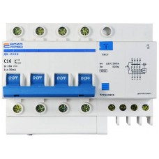 Диференційний вимикач ДВ-2006 4p 16А 30мА (A0030020001) АСКО-УКРЕМ