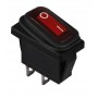 Перемикач 1 клавішний червоний вологозахищений KCD3-101W R/B (A0140040033) АСКО-УКРЕМ