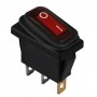 Перемикач 1 клавішний вологозах червоний з підсвічуванням KCD3-101NW R/B 220V (A0140040036) АСКО-УКРЕМ