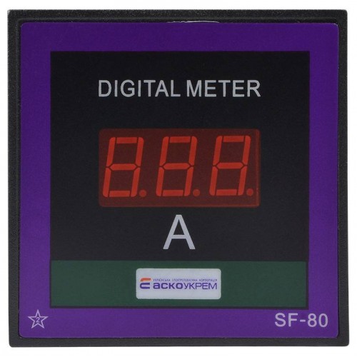 Амперметр цифровий AС 30А 80х80 модель ЦА-8 LB (A0190010127) АСКО-УКРЕМ