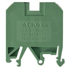Клемник на DIN-рейку JXB 10/35 зелений (A0130010016) АСКО-УКРЕМ