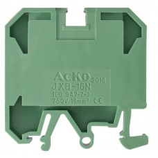 Клемник на DIN-рейку JXB 16/35 зелений (A0130010018) АСКО-УКРЕМ
