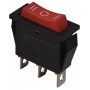Перемикач 1 клавішний перекидний червоний KCD3-103 R/B (A0140040032) АСКО-УКРЕМ