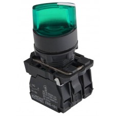 Кнопка TB5-AK123M5 зелена поворотна 2-позиційна з підсвічуванням (A0140010165) АСКО-УКРЕМ