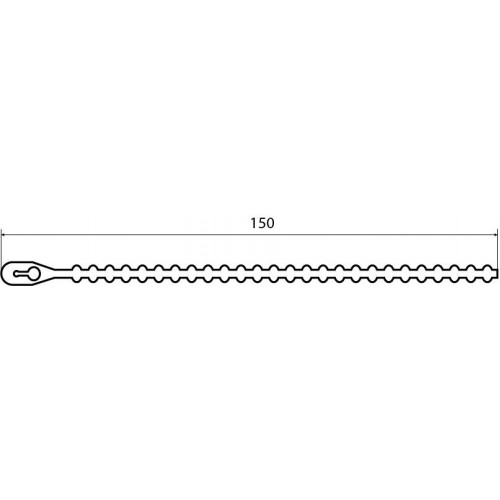 Хомут вузликовий CHS-150KT (100шт) (A0150090048) АСКО-УКРЕМ