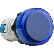 Круглий цифровий вимірювач напруги ED16-22VD 30-500В АС синій (A0190010019) АСКО-УКРЕМ