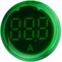 Круглий цифровий вимірювач струму ED16-22AD 0-100A зелений (A0190010028) АСКО-УКРЕМ
