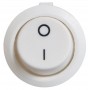Перемикач 1 клавішний круглий білий KCD5-2-101 WH/WH (A0140040131) АСКО-УКРЕМ