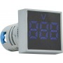 Квадратний цифровий вимірювач напруги ED16-22FVD 30-500В АС синій (A0190010036) АСКО-УКРЕМ