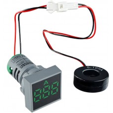 Квадратний цифровий вимірювач струму ED16-22FAD 0-100A зелений (A0190010039) АСКО-УКРЕМ
