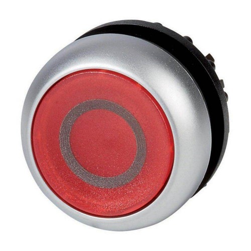 Кнопка з символом без фіксації з підсвічуванням M22-DL-R-X0 червона (216936) EATON