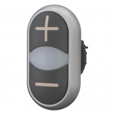 Подвійна кнопка з сигнальною лампою з позначенням стрілок M22-DDL-S-X7/X7 (216710) EATON