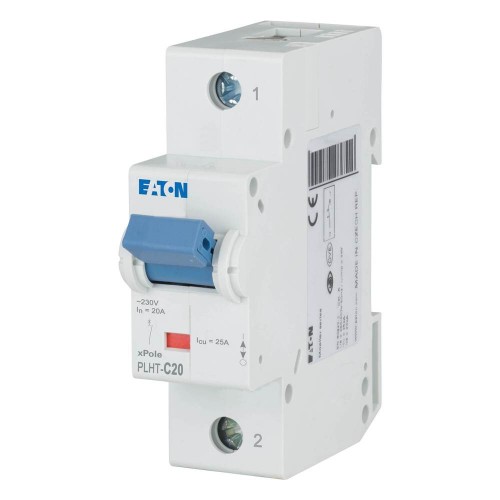Автоматичний вимикач 20 А 1 полюс PLHT-C20/1 25 кА (247981) EATON
