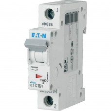 Автоматичний вимикач 16 А 1 полюс PL7-D16/1 10 кА (262716) EATON