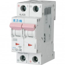 Автоматичний вимикач постійного струму 2 А 2 полюси PL7-C2/2-DC 10 кА (264896) EATON