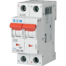 Автоматичний вимикач постійного струму 10 А 2 полюси PL7-C10/2-DC 10 кА (264900) EATON