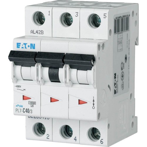 Автоматичний вимикач 40 А 3 полюси PL7-D40/3 10 кА (263425) EATON
