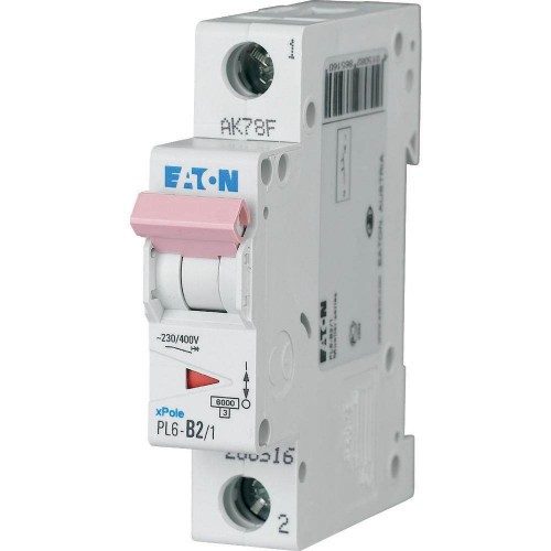Автоматичний вимикач 4 А 1 полюс PL6-C4/1 6 кА (286529) EATON