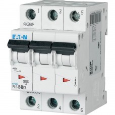 Автоматичний вимикач 40 А 3 полюси PL6-D40/3 6 кА (286617) EATON