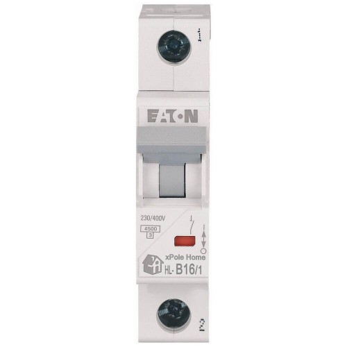 Автоматичний вимикач 16 А 1 полюс HL-B16/1 4,5 кА (194721) EATON