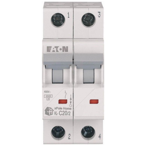 Автоматичний вимикач 20 А 2 полюси HL-C20/2 4,5 кА (194772) EATON