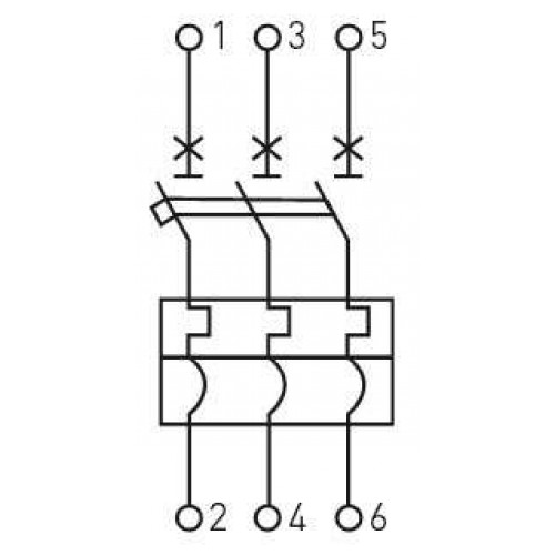 Силовий автоматичний вимикач 3 полюси 50 А серія 100SL INDUSTRIAL (i0660012) E.NEXT