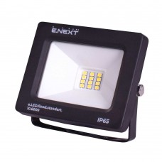 Прожектор світлодіодний 10 Вт 6000 К чорний IP65 (l0790001) E.NEXT