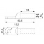 Алюмінієвий кабельний наконечник 35 мм2 під болт М10 (s020004) E.NEXT
