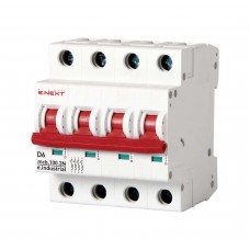 Модульний автоматичний вимикач 3+N полюси 6 А характеристика D 10 кА серія INDUSTRIAL (i.0210001) E.NEXT