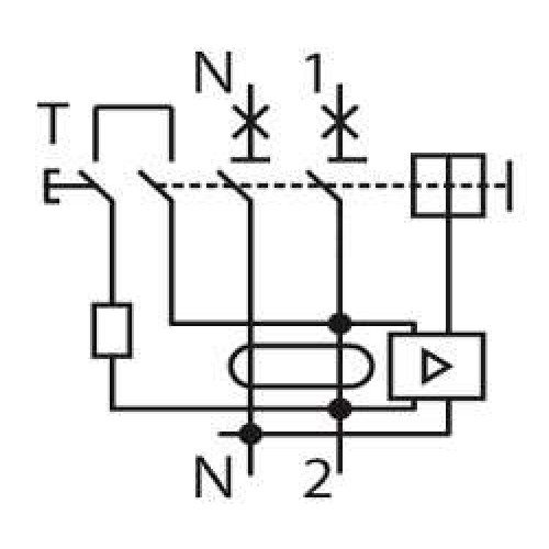Вимикач диференційного струму (ПЗВ) 2 полюси 16 А 10 мА (s034006) E.NEXT